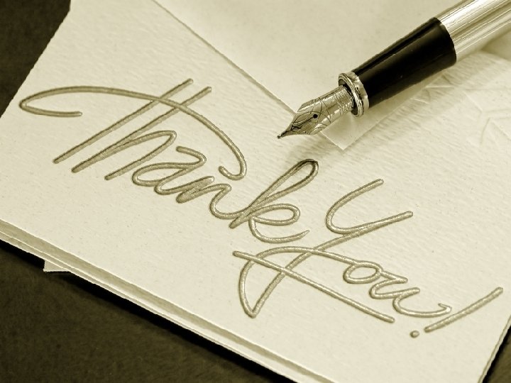 THANKING YOU 