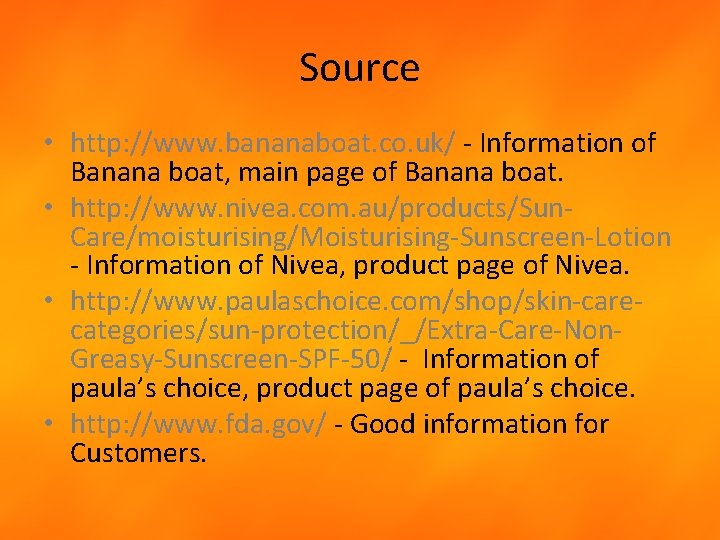 Source • http: //www. bananaboat. co. uk/ - Information of Banana boat, main page