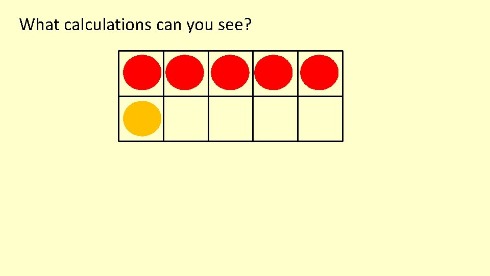 What calculations can you see? 