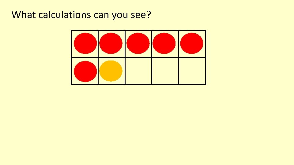What calculations can you see? 