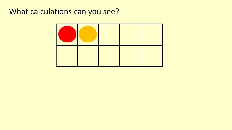 What calculations can you see? 