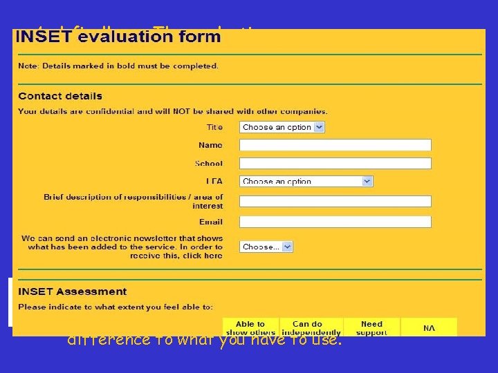 And finally …. The evaluation Please complete the CLEO evaluation of the training and