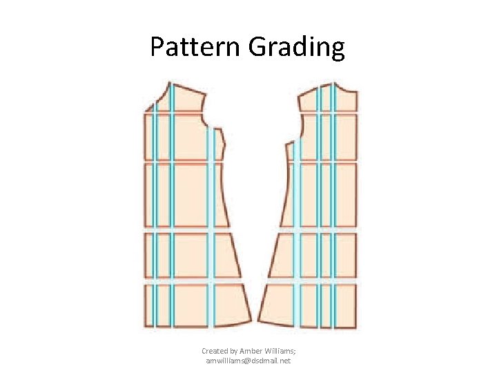 Pattern Grading Created by Amber Williams; amwilliams@dsdmail. net 