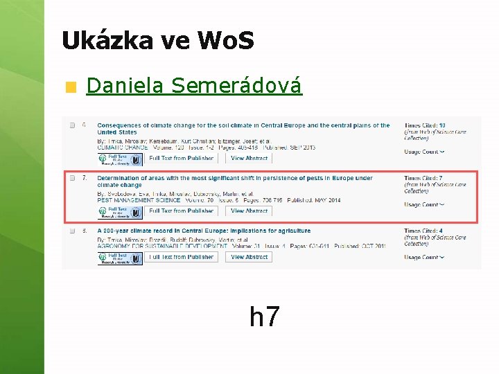 Ukázka ve Wo. S Daniela Semerádová h 7 