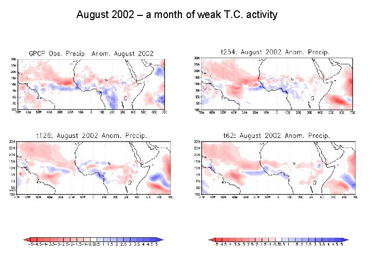 August 2002 – a month of weak T. C. activity 