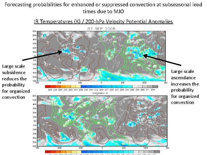 Forecasting probabilities for enhanced or suppressed convection at subseasonal lead times due to MJO