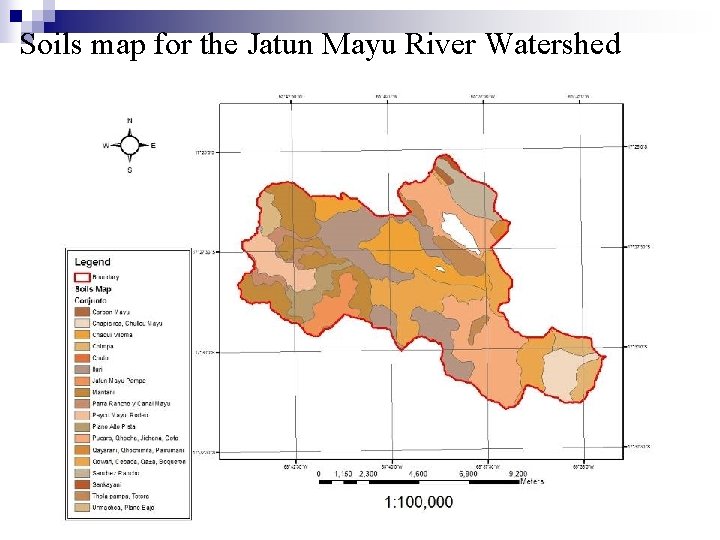 Soils map for the Jatun Mayu River Watershed 
