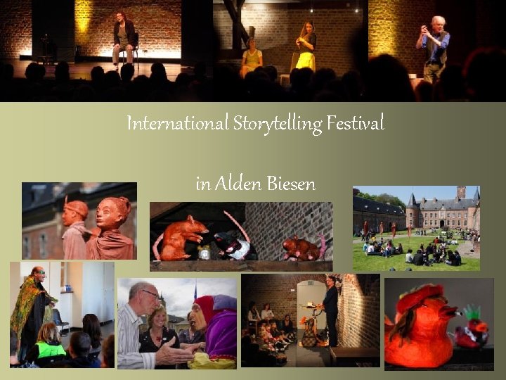 International Storytelling Festival in Alden Biesen 