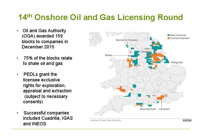 14 th Onshore Oil and Gas Licensing Round • Oil and Gas Authority (OGA)