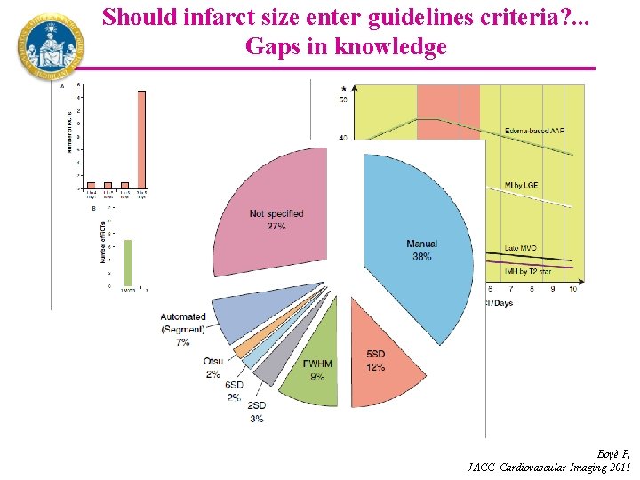 Should infarct size enter guidelines criteria? . . . Gaps in knowledge Boyè P,