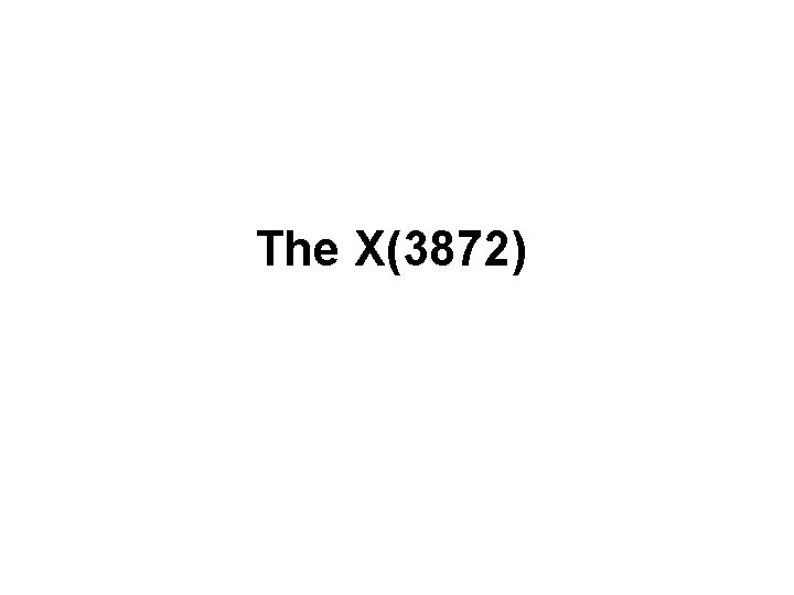 The X(3872) 