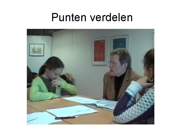 Punten verdelen 