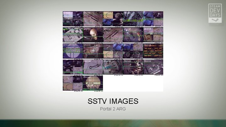 SSTV IMAGES Portal 2 ARG 