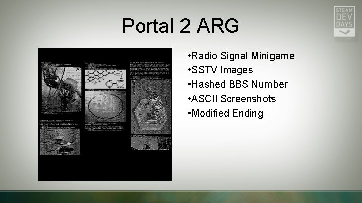 Portal 2 ARG • Radio Signal Minigame • SSTV Images • Hashed BBS Number