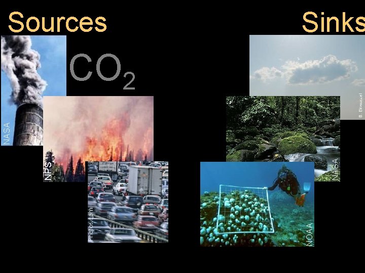 NOAA NASA NPS NASA CO 2 B. Ekwurzel Sources Sinks 