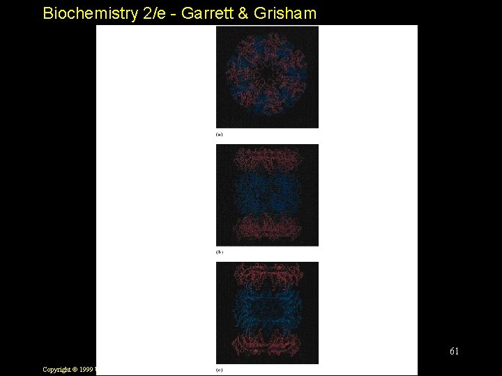 Biochemistry 2/e - Garrett & Grisham 61 Copyright © 1999 by Harcourt Brace &