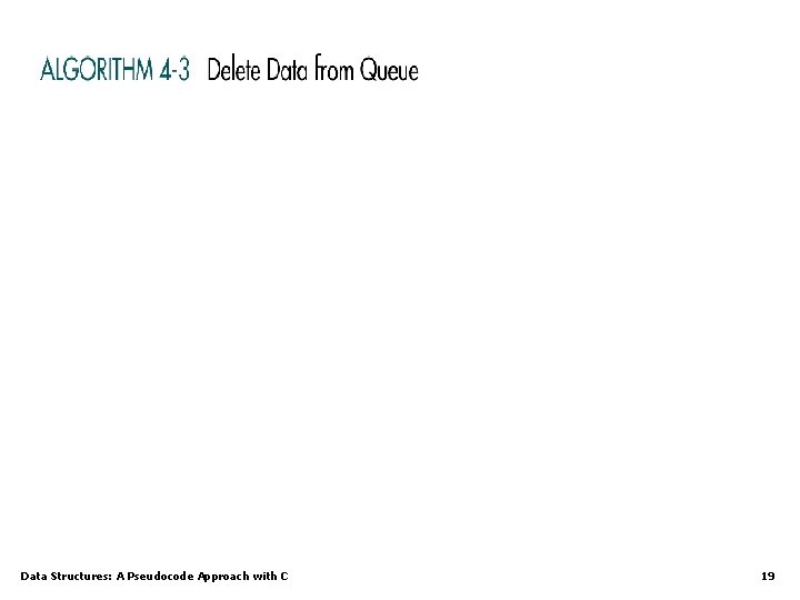 Data Structures: A Pseudocode Approach with C 19 