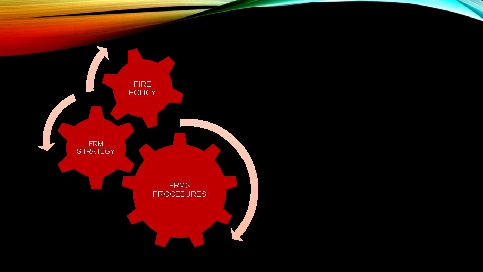 FIRE POLICY FRM STRATEGY FRMS PROCEDURES 