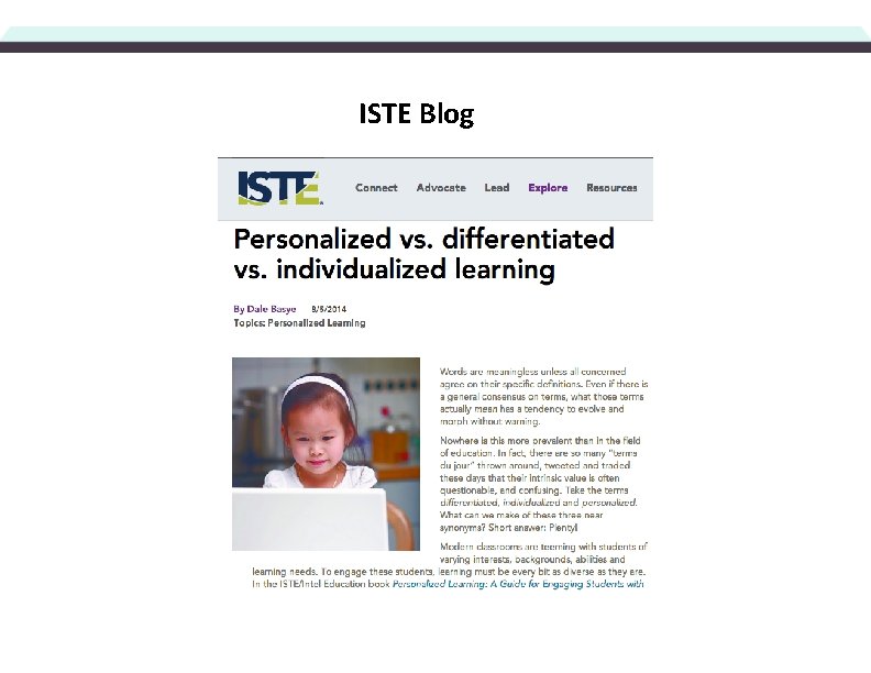 ISTE Blog 