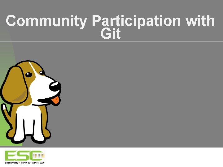 Community Participation with Git 