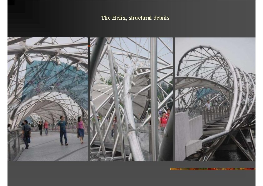 The Helix, structural details 