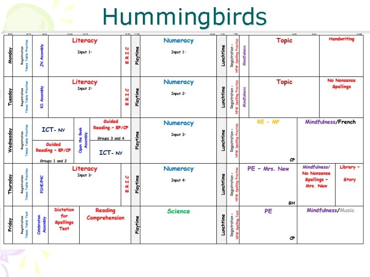Hummingbirds 