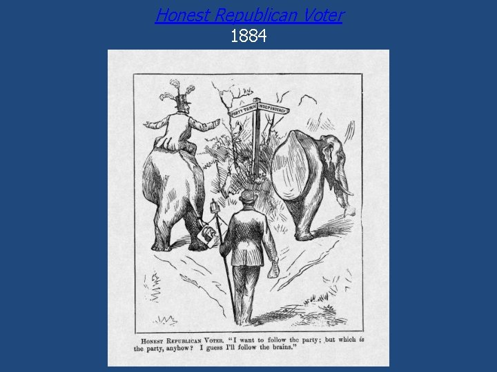 Honest Republican Voter 1884 
