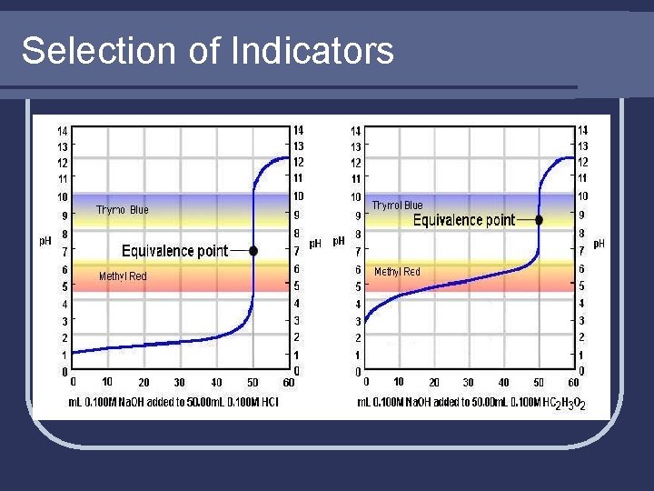 Selection of Indicators 