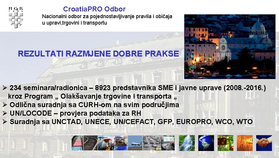 Croatia. PRO Odbor Nacionalni odbor za pojednostavljivanje pravila i običaja u upravi, trgovini i