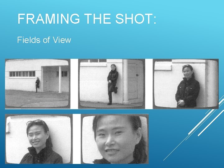 FRAMING THE SHOT: Fields of View 