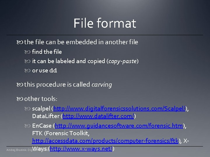 File format the file can be embedded in another file find the file it File format the file can be embedded in another file find the file it