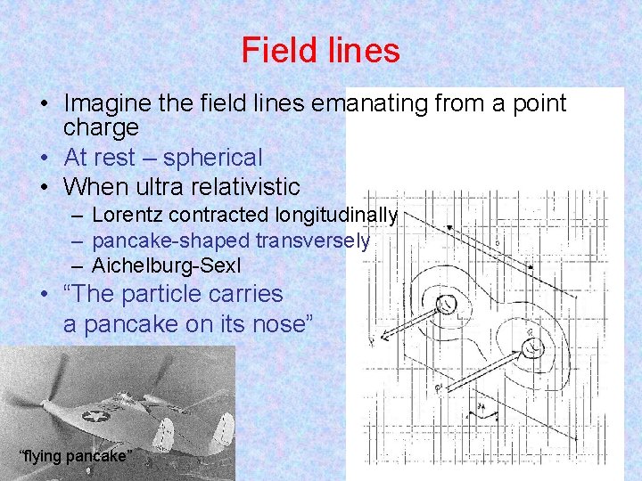 Field lines • Imagine the field lines emanating from a point charge • At