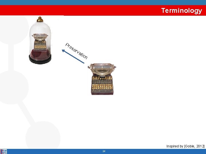 Terminology Pr es erv ati on Inspired by [Goble, 2012] 24 