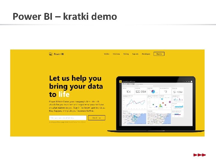 Power BI – kratki demo 