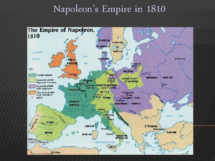 Napoleon’s Empire in 1810 