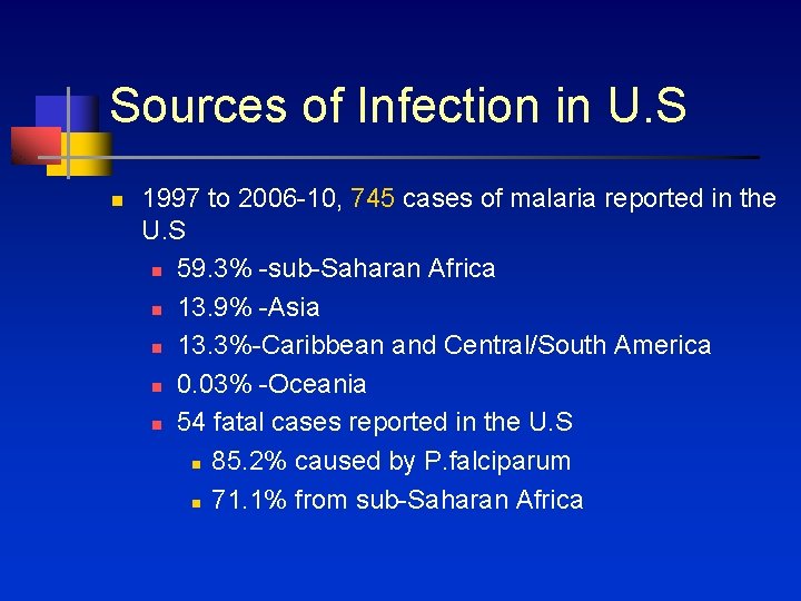 Sources of Infection in U. S n 1997 to 2006 -10, 745 cases of
