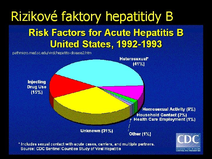 Rizikové faktory hepatitidy B pathmicro. med. sc. edu/virol/hepatitis-disease 2. htm 