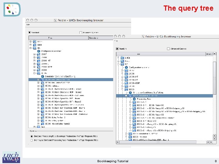 The query tree Bookkeeping Tutorial 8 