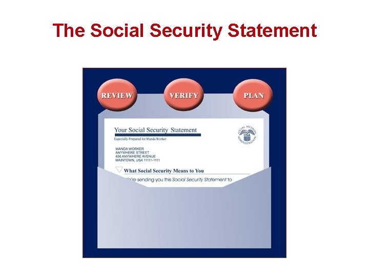 The Social Security Statement 