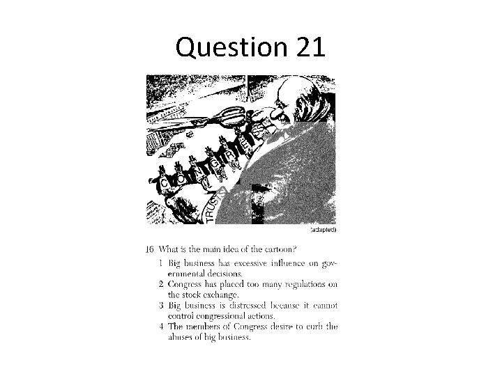 Question 21 