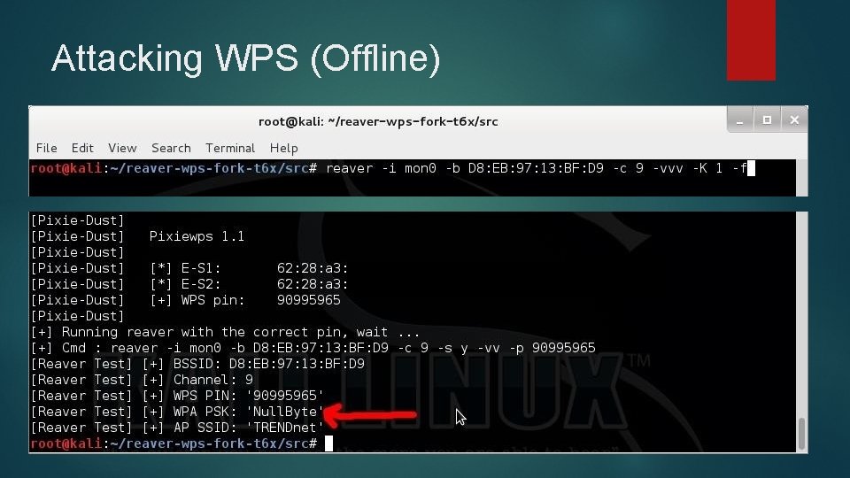 Attacking WPS (Offline) 