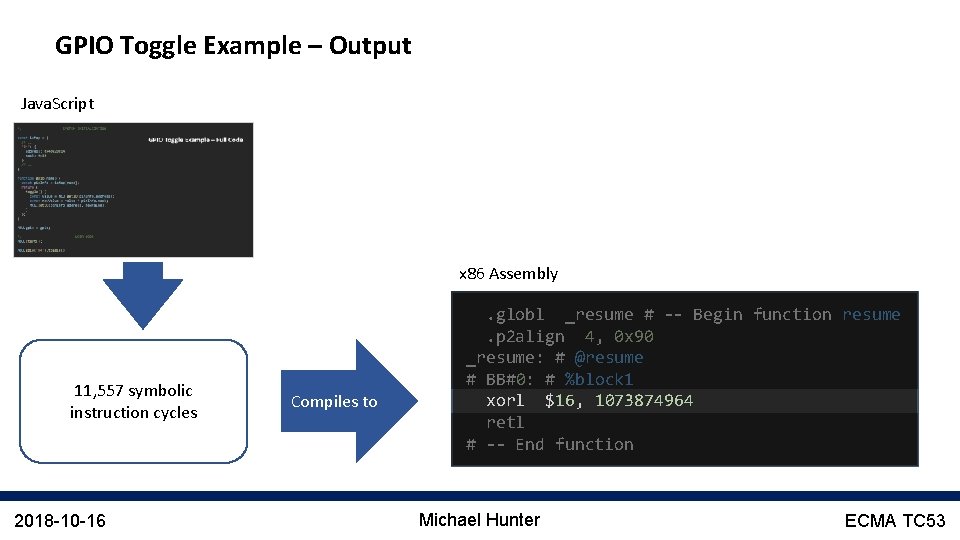 GPIO Toggle Example – Output Java. Script x 86 Assembly 11, 557 symbolic instruction
