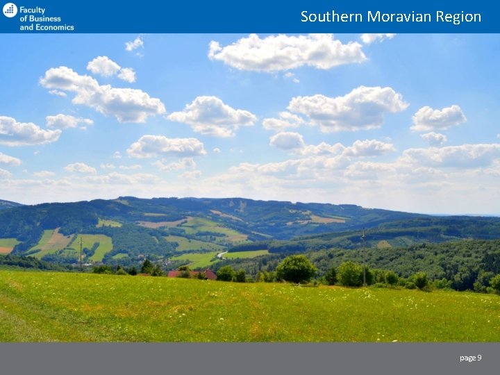Southern Moravian Region page 9 Southern Moravian Region page 9