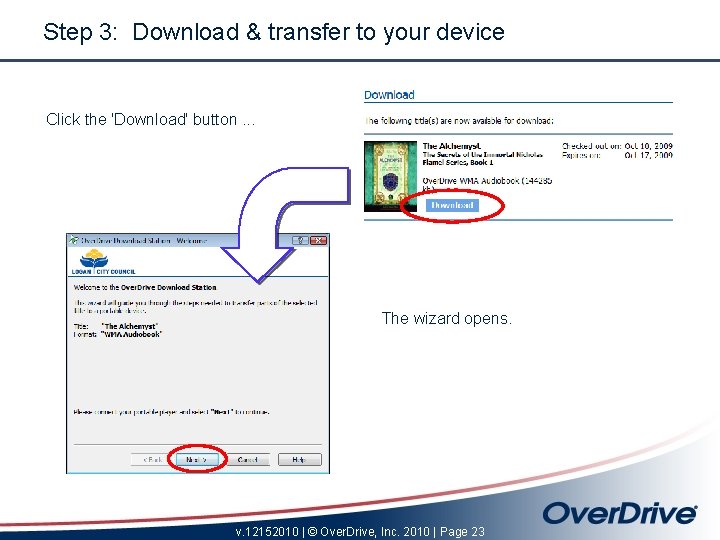 Step 3: Download & transfer to your device Click the 'Download' button. . .