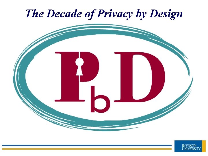 The Decade of Privacy by Design 