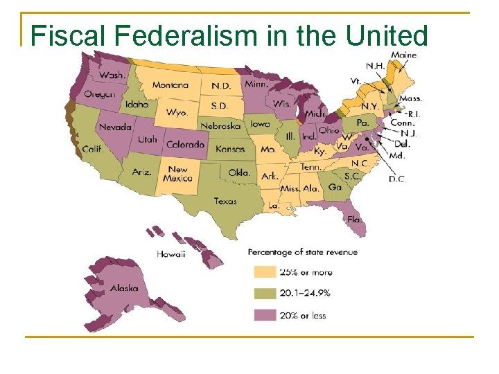 Fiscal Federalism in the United States 