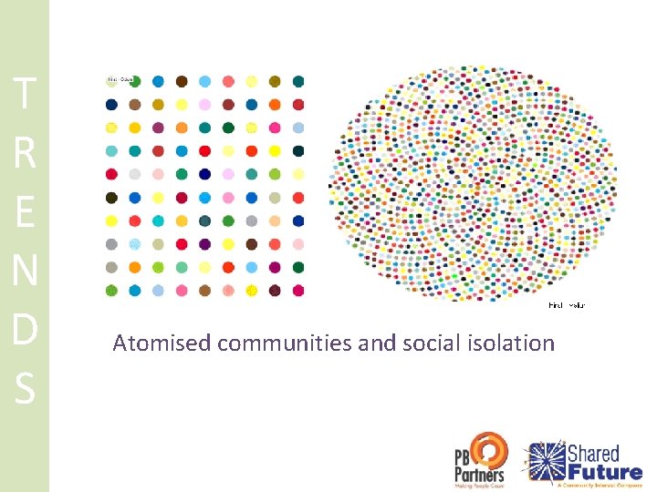 T R E N D S Atomised communities and social isolation 