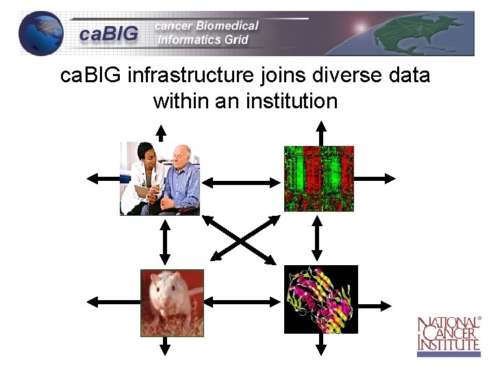 ca. BIG infrastructure joins diverse data within an institution 