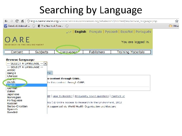 Searching by Language 