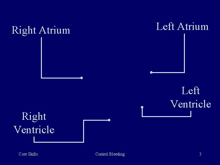 Left Atrium Right Atrium Left Ventricle Right Ventricle Core Skills Control Bleeding 3 